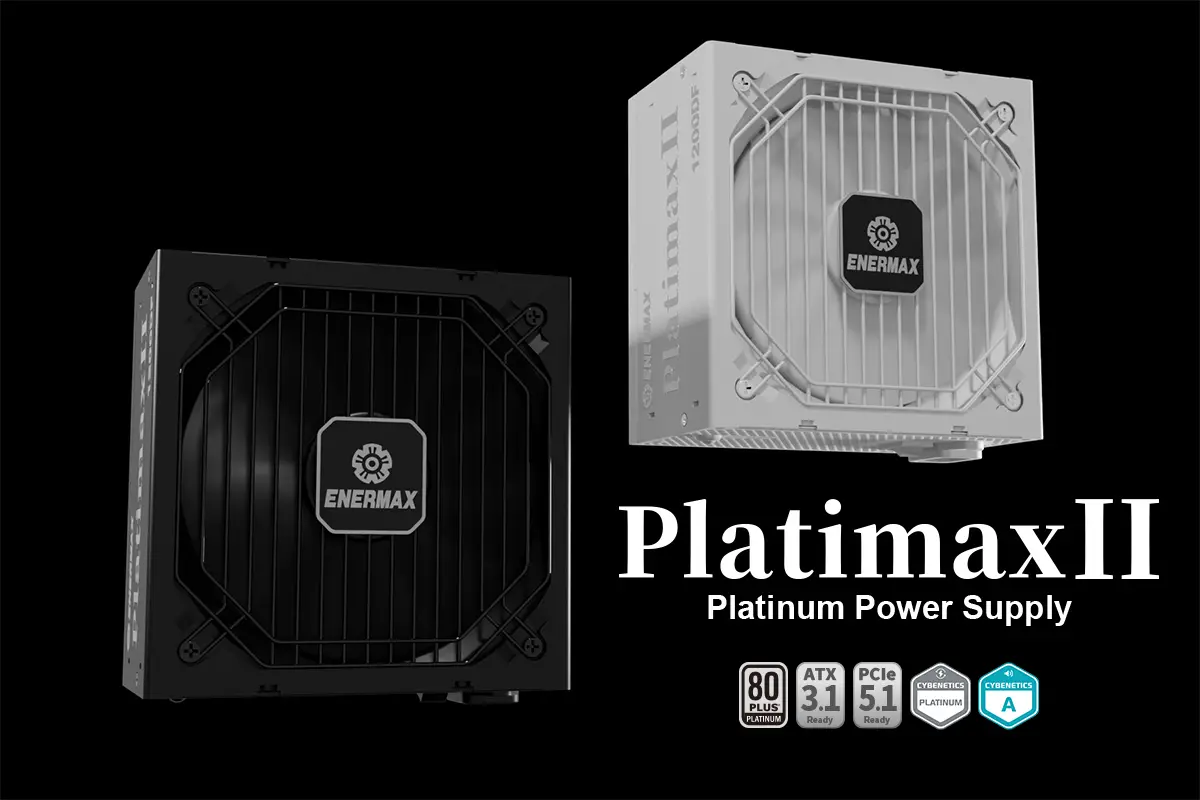 ENERMAX Introduces PlatimaxII 1200DF Platinum Power Supply