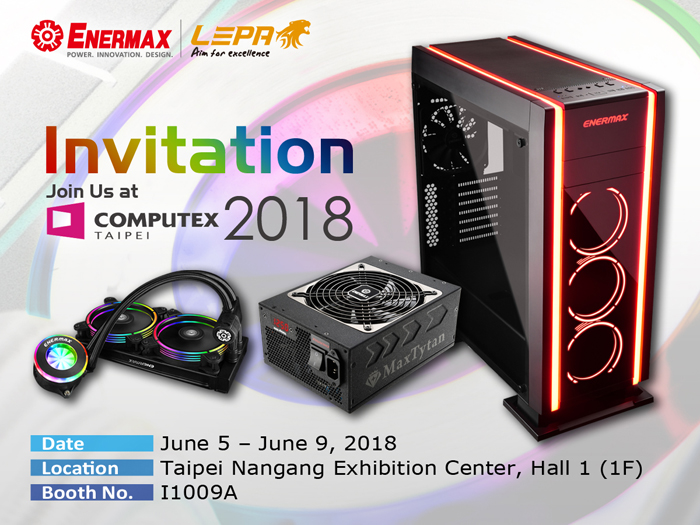 ENERMAX at COMPUTEX 2018 to display Addressable RGB Gear, TUF Gaming Alliance, and more