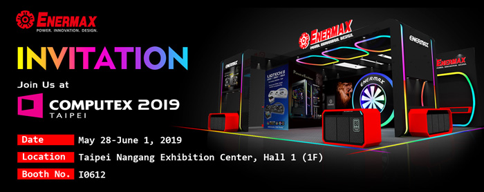 ENERMAX will show the CPU cooler innovation and ARGB products at Computex 2019