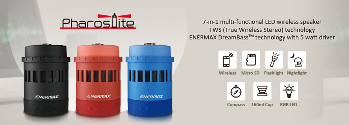 ENERMAX Launches a Brand New Bluetooth Speaker-Pharoslite