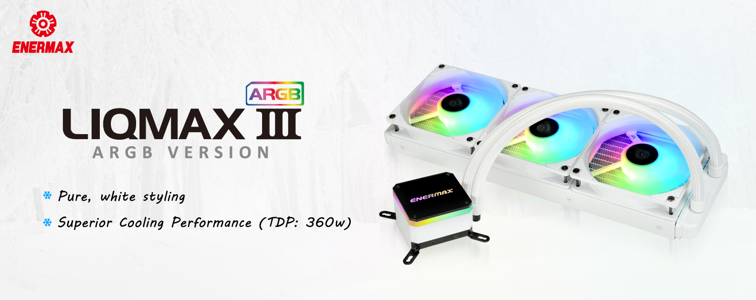 ENERMAX Intros a New Color Option for LIQMAX III 360 ARGB