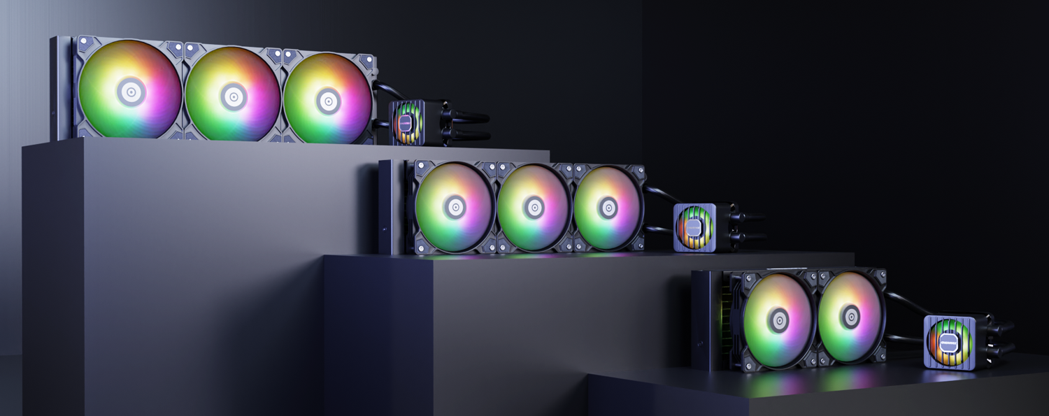 ENERMAX Launches LIQMAXFLO and LIQMAXFLO SR ARGB AIO Coolers with VRM Fan and Next-Gen Pump Tech.