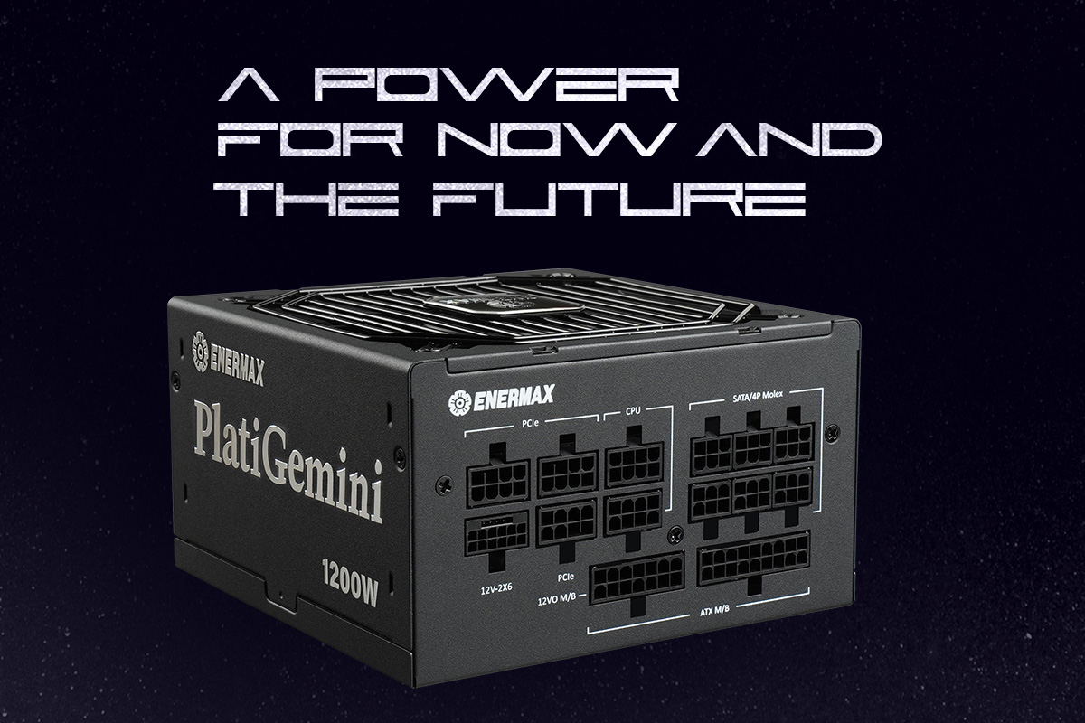 ENERMAX Intros PlatiGemini, The World’s First 80 PLUS Platinum PSU with ATX 3.1 and ATX12VO Standard