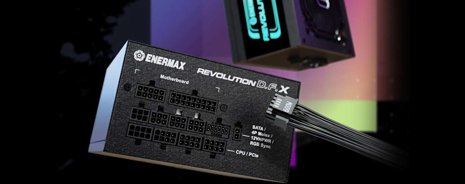 ENERMAX Introduces REVOLUTION D.F. X ATX 3.0 Power Supply Series from 850W to 1650W