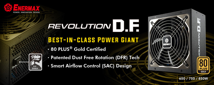 ENERMAX全新電源金靜冰核D.F強勢登場