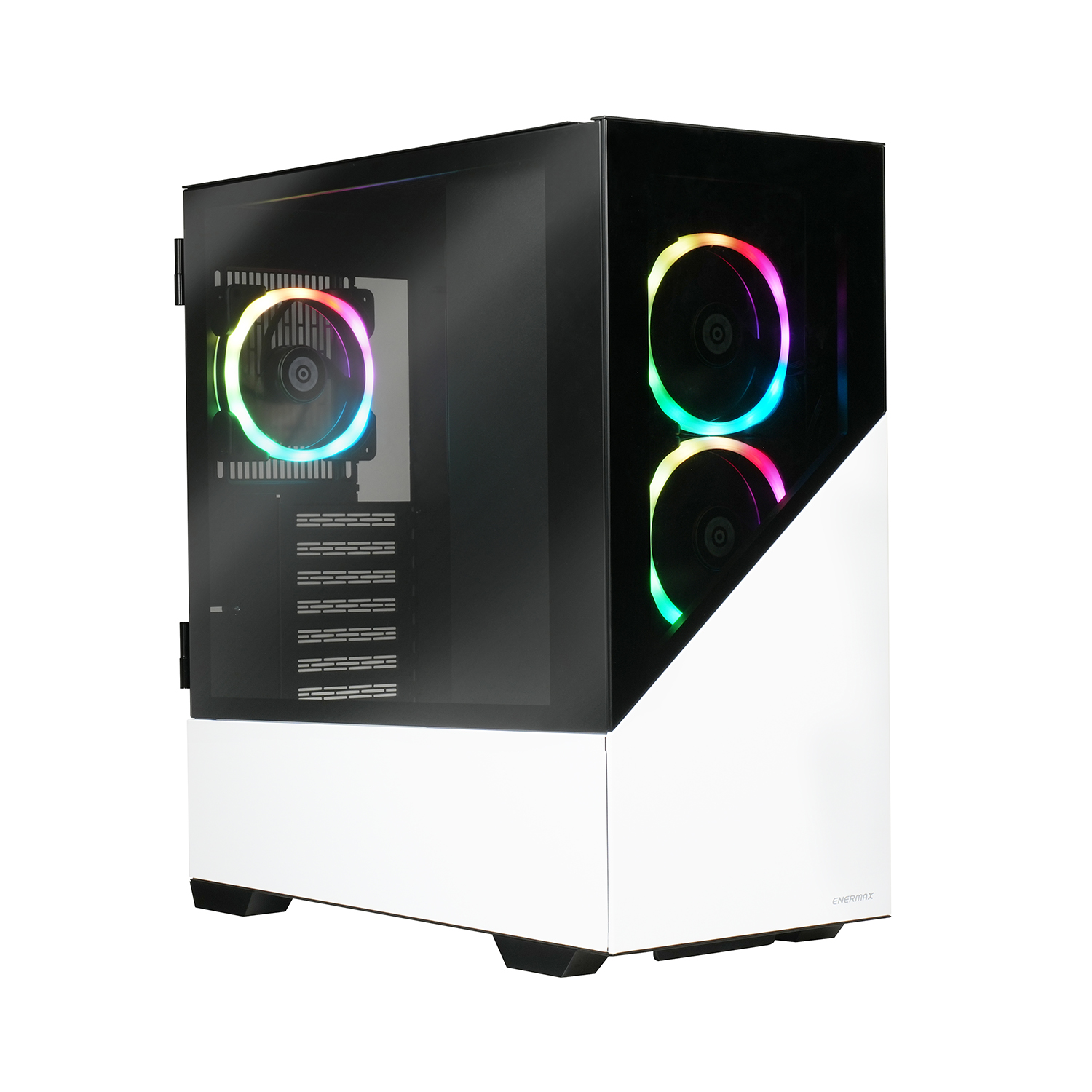 ENERMAXK8 ARGB 中直立式機殼-白色