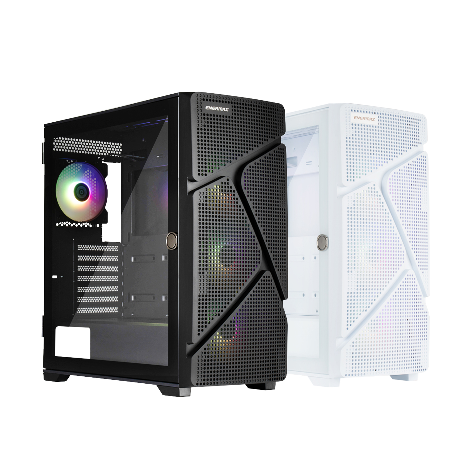 MarbleShell MS31 ARGB Tempered Glass Mid-Tower PC Case