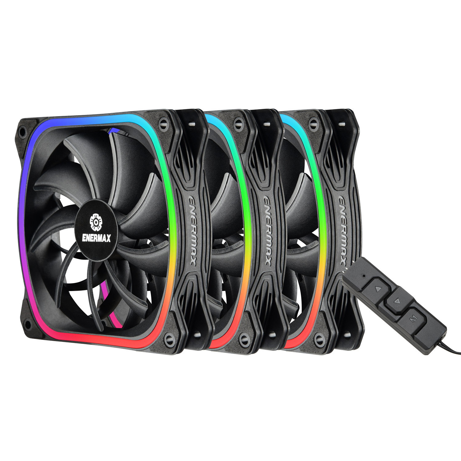 星彩蝠 SquA RGB ARGB 12公分風扇(三顆包)