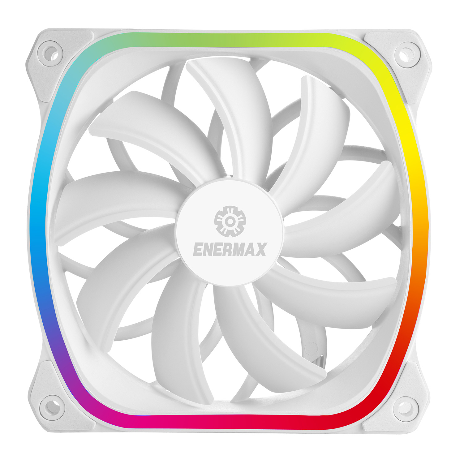 星彩蝠 SquA RGB ARGB 12公分風扇-白色