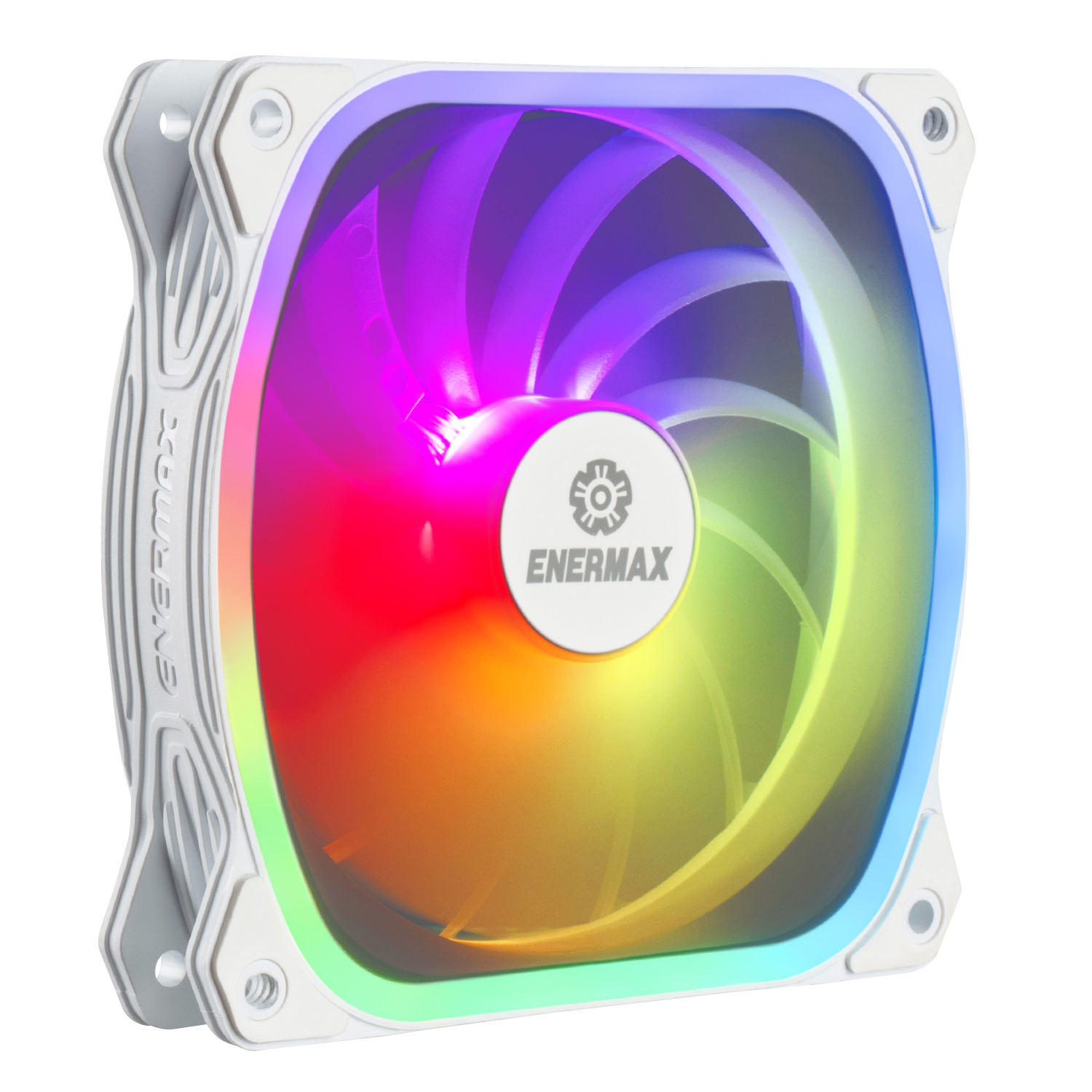 SquA RGB ADV 120mm ARGB PWM PC Case Fan, White