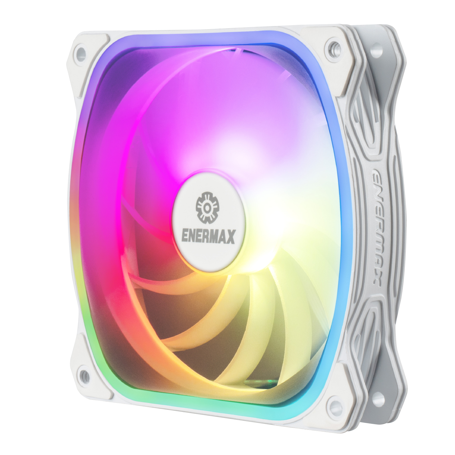 SquA RGB ADV 120mm ARGB PWM PC Case Fan, White