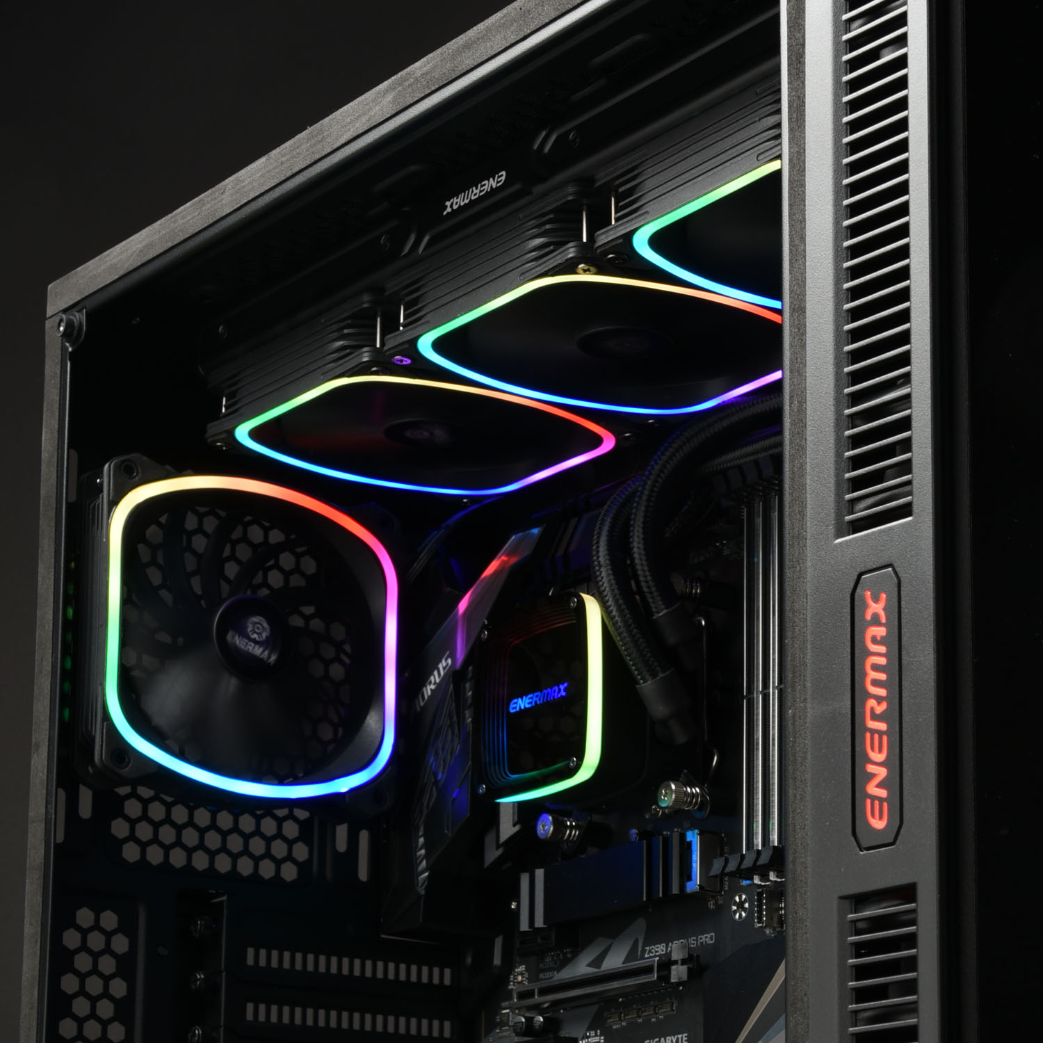 幻彩晶蝶 AQUAFUSION360 ARGB  一體式CPU水冷散熱器-2