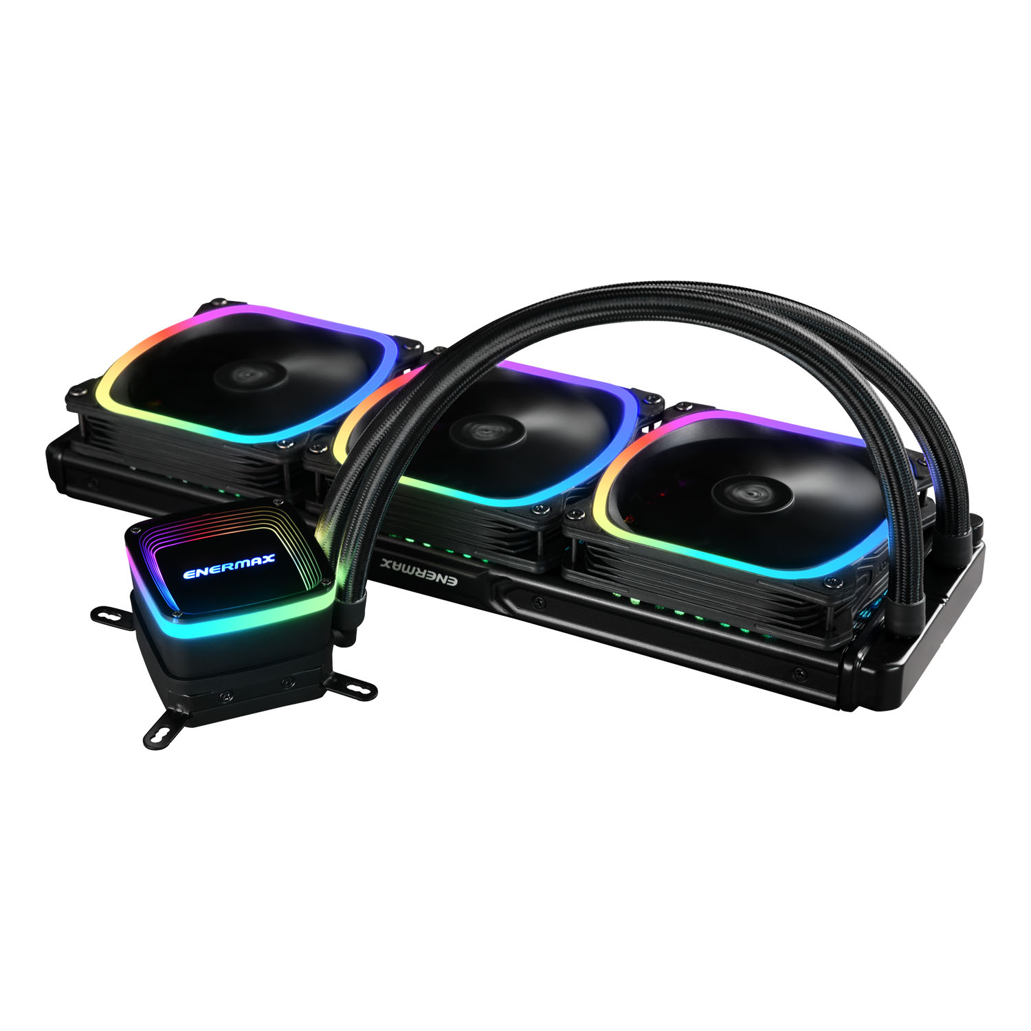 幻彩晶蝶 AQUAFUSION360 ARGB  一體式CPU水冷散熱器-5
