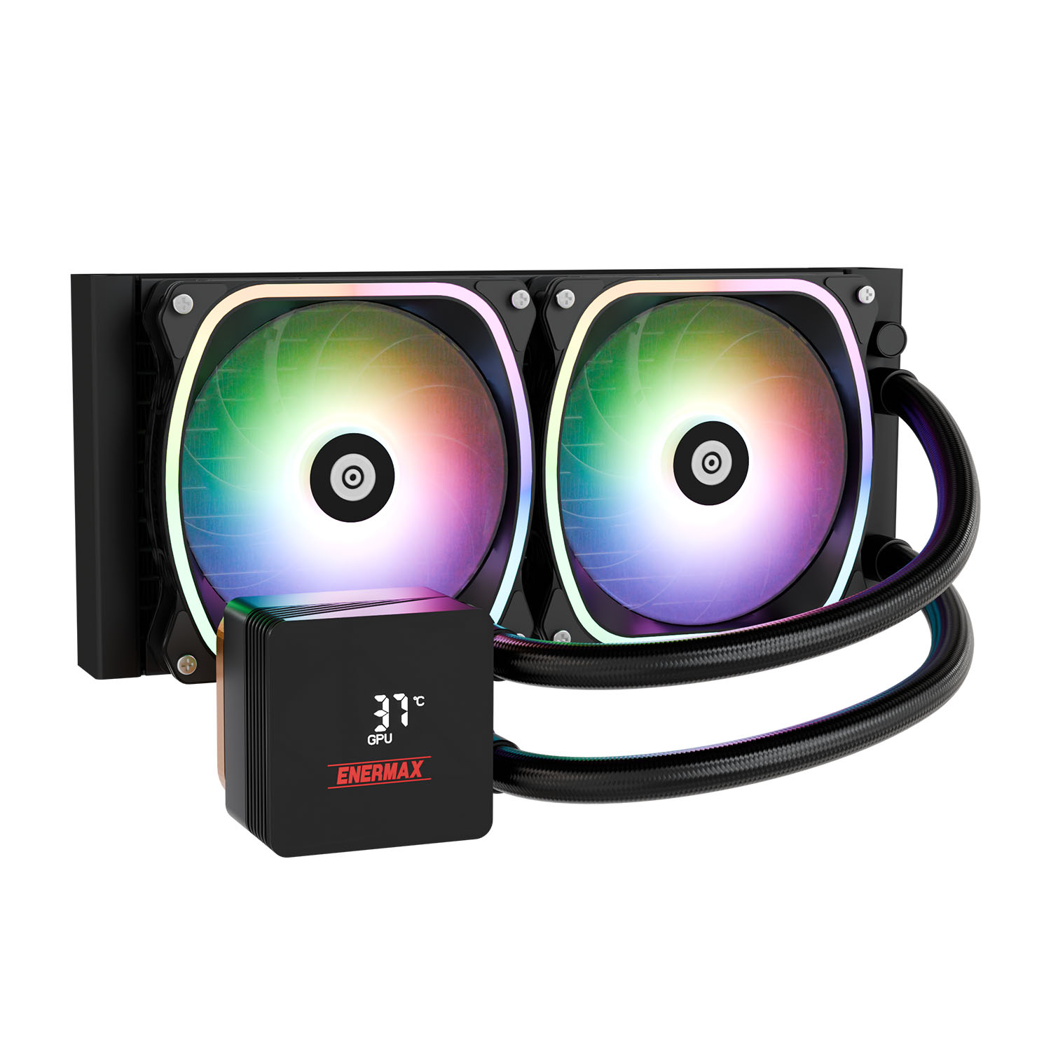 幻彩晶蝶 AQUAFUSION II ARGB 240 mm CPU水冷散熱器