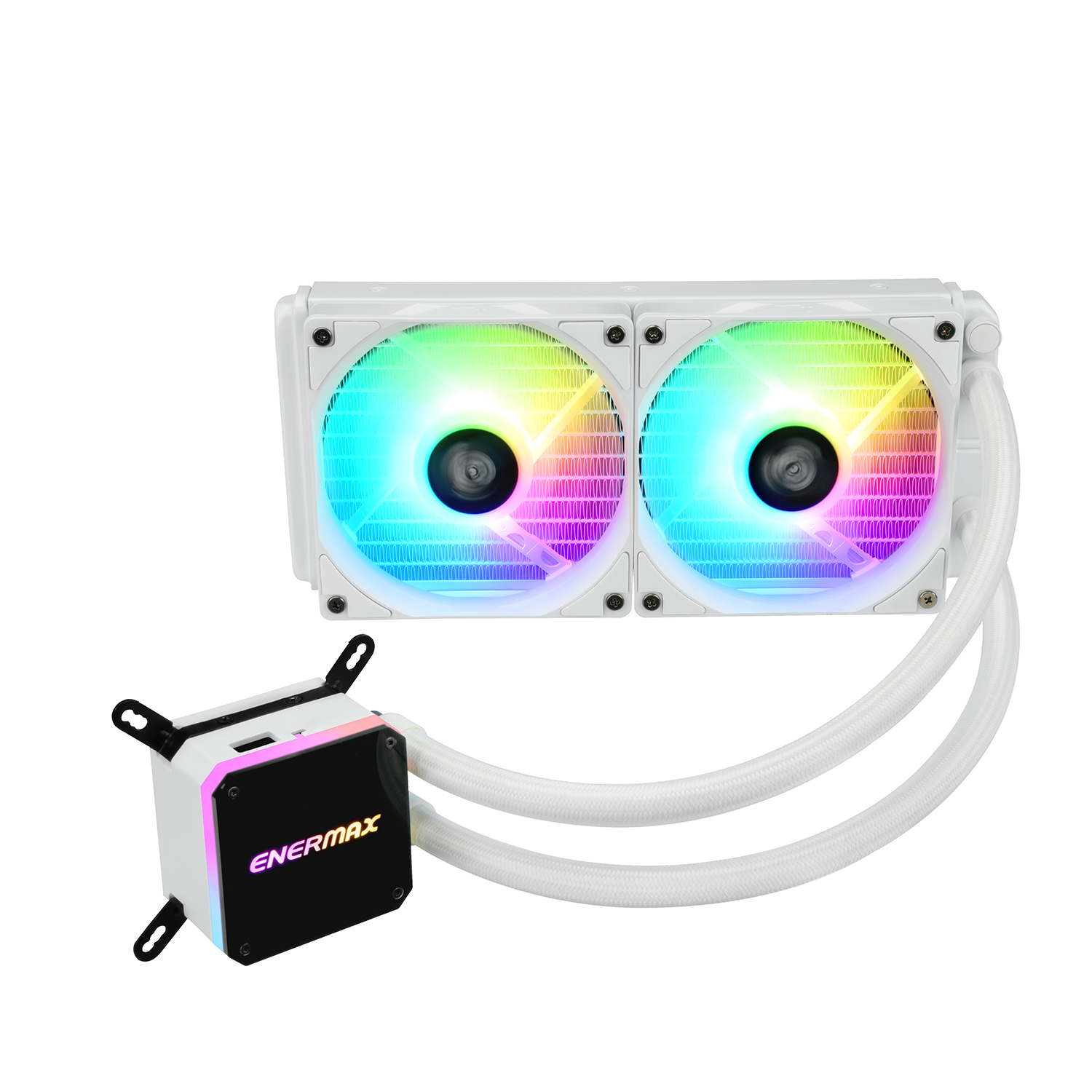 LIQMAX III ARGB Series 240mm Liquid CPU Cooler, White
