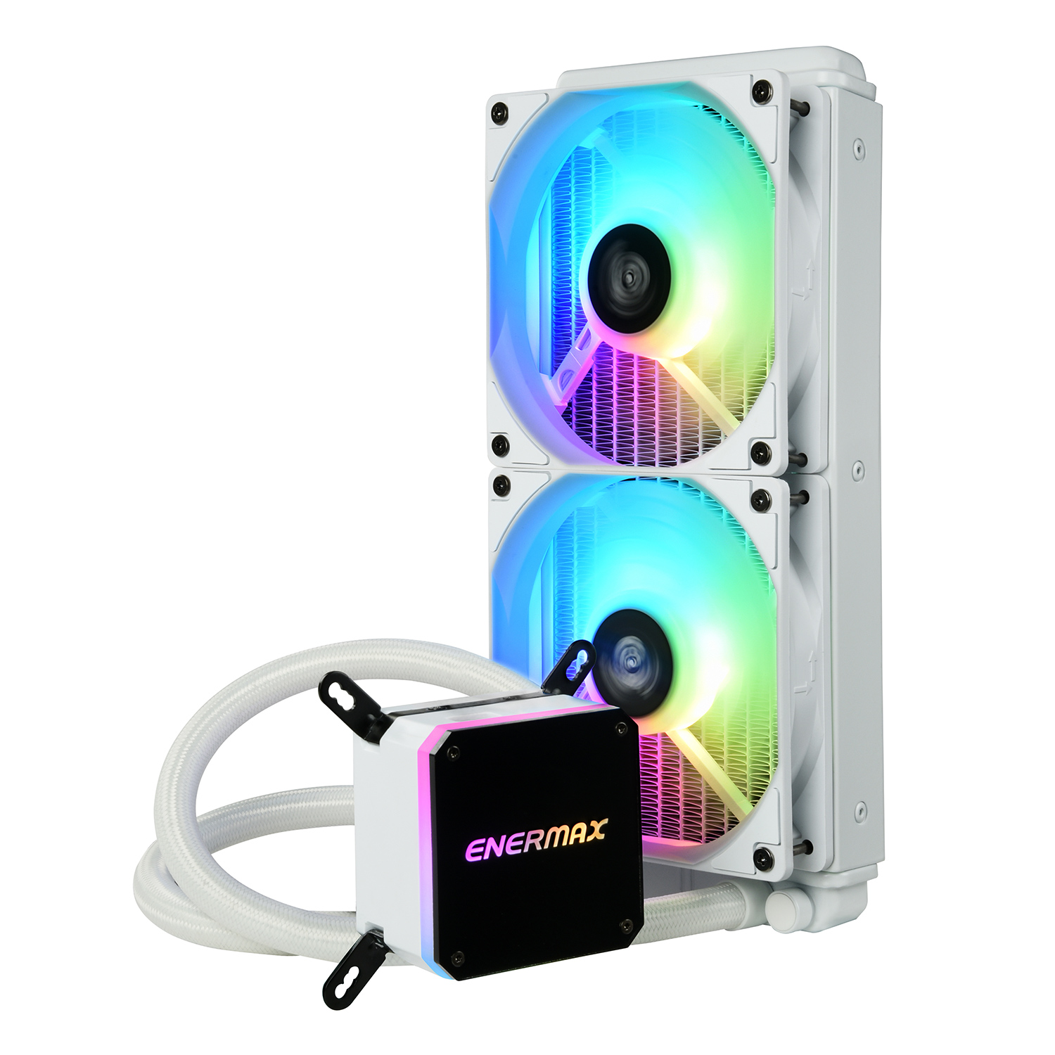 虹彩晶凌 LIQMAX III 240 ARGB  CPU水冷散熱器-白色