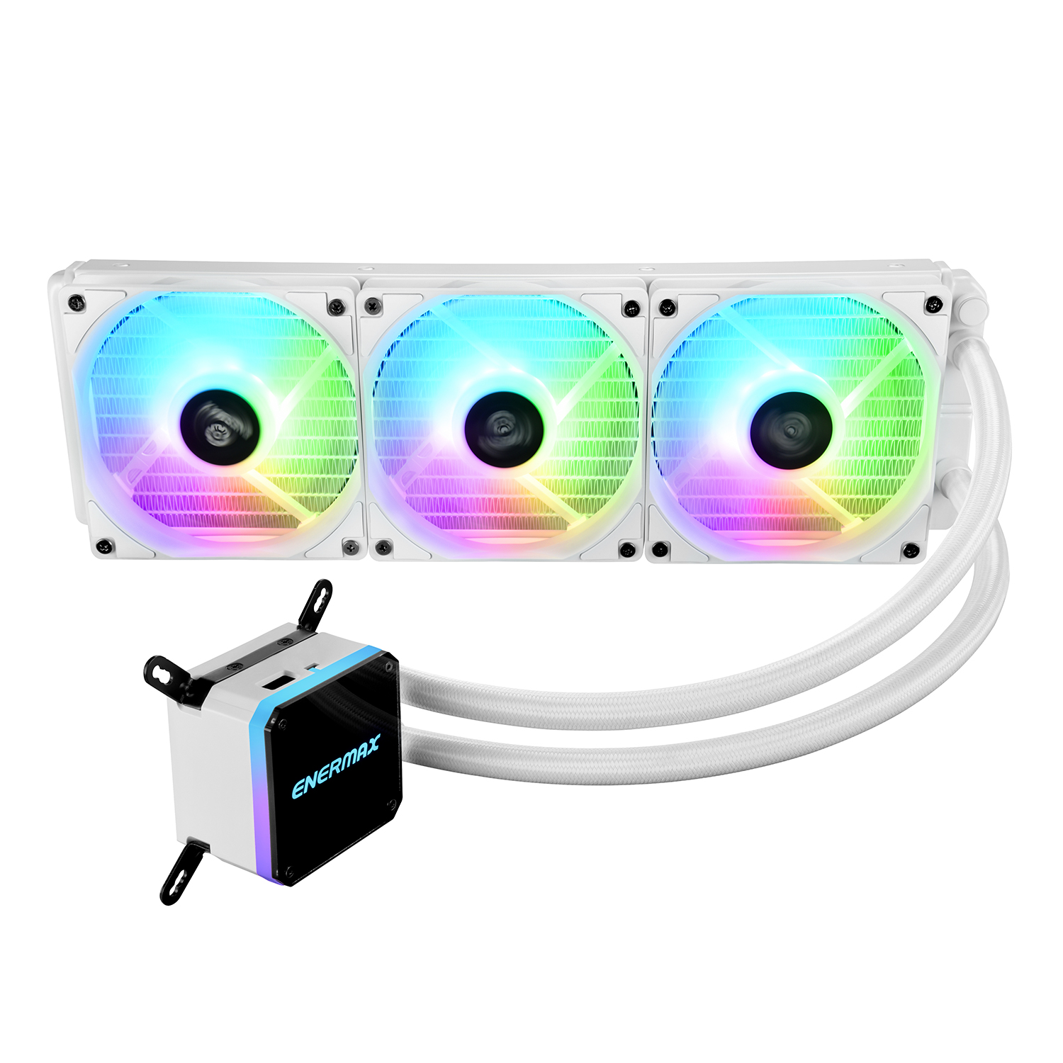 LIQMAX III ARGB Series 360mm Liquid CPU Cooler, White