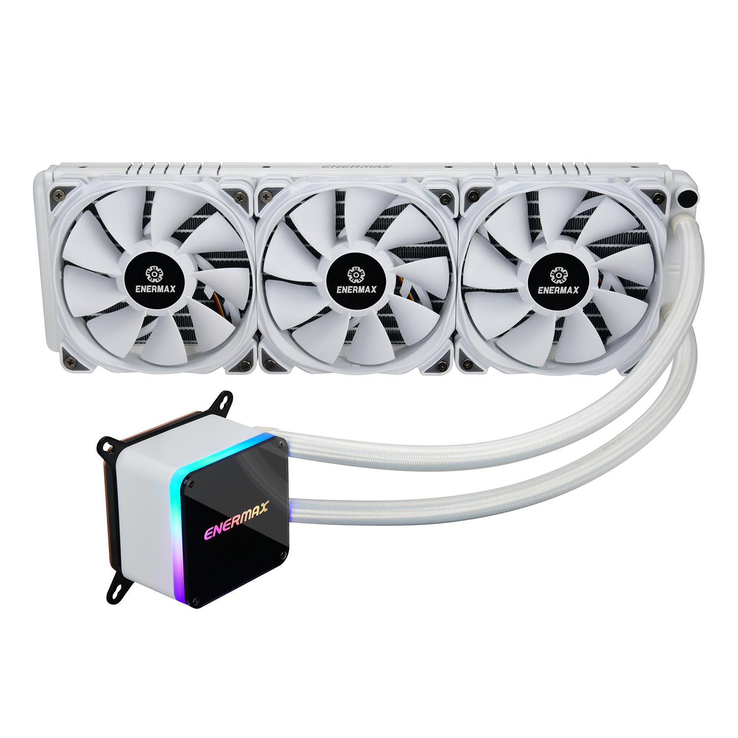 幻彩冰凌 LIQTECH II 360 ARGB CPU水冷散熱器-白色