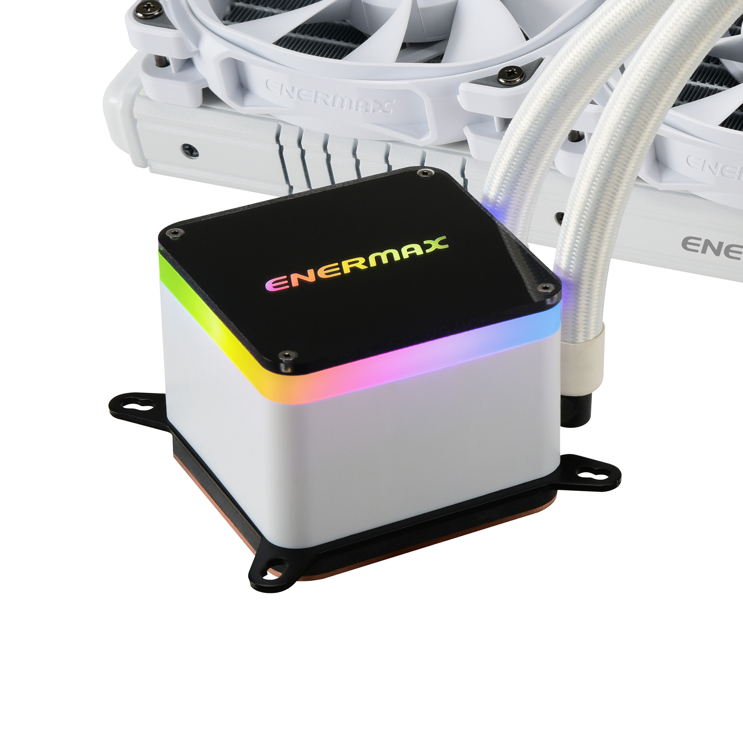 幻彩冰凌 LIQTECH II 360 ARGB 一體式CPU水冷散熱器-白色-3
