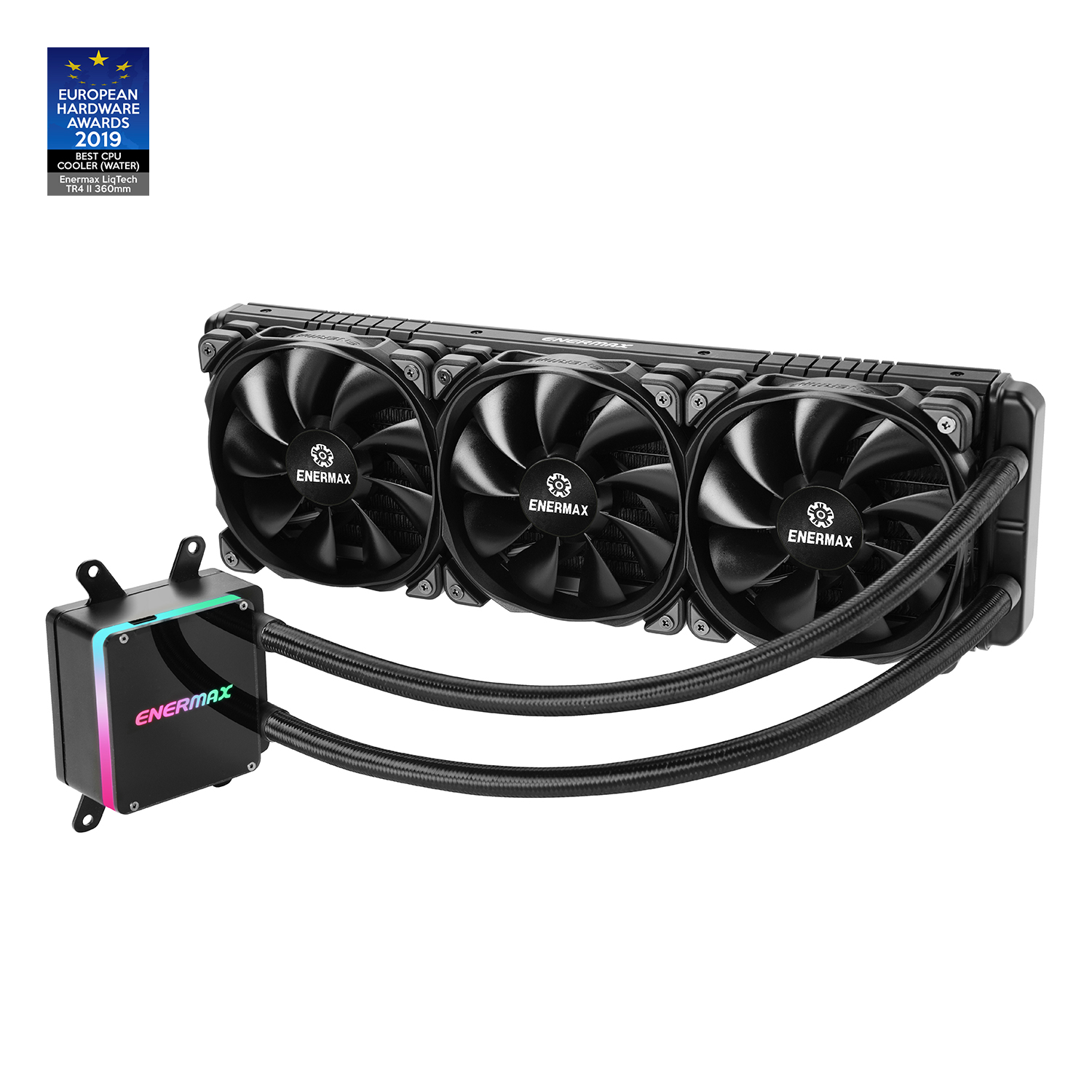 幻彩銳龍 LIQTECH TR4 II 360 ARGB CPU水冷散熱器(支援LGA4677, sTR5腳位)