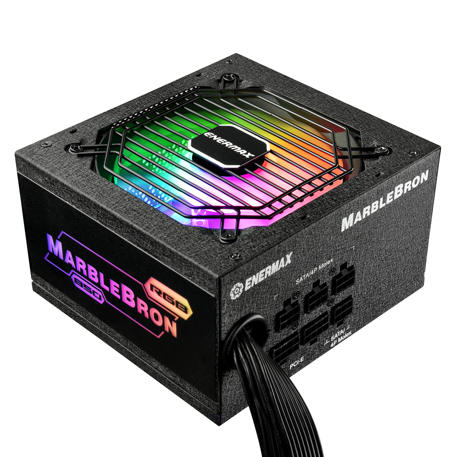 銅競魔 MARBLEBRON 850W 銅牌半模電源供應器 RGB