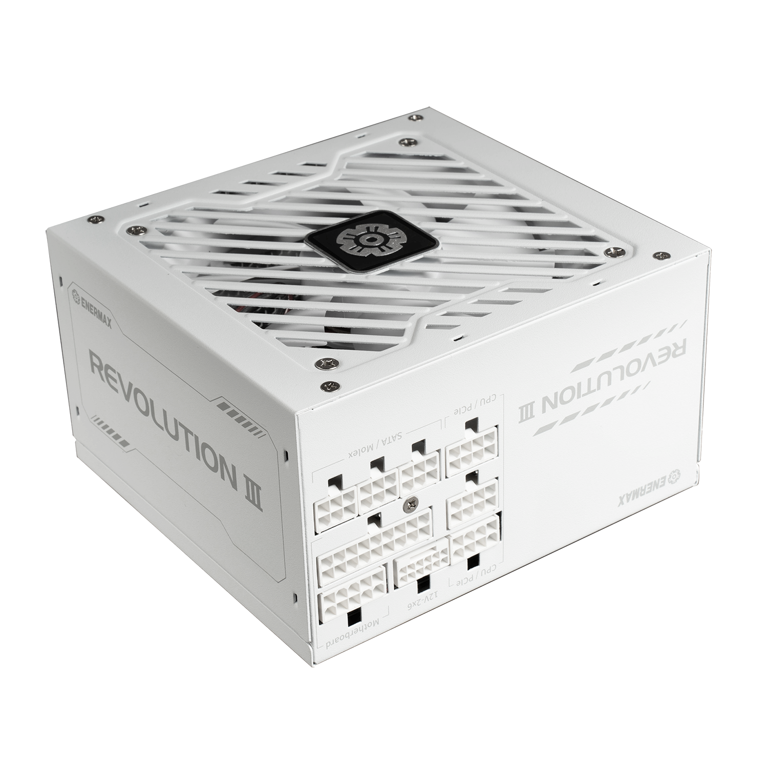 金靜冰核系列 REVOLUTION III 850W ATX 3.1 金牌全模電源供應器-白色