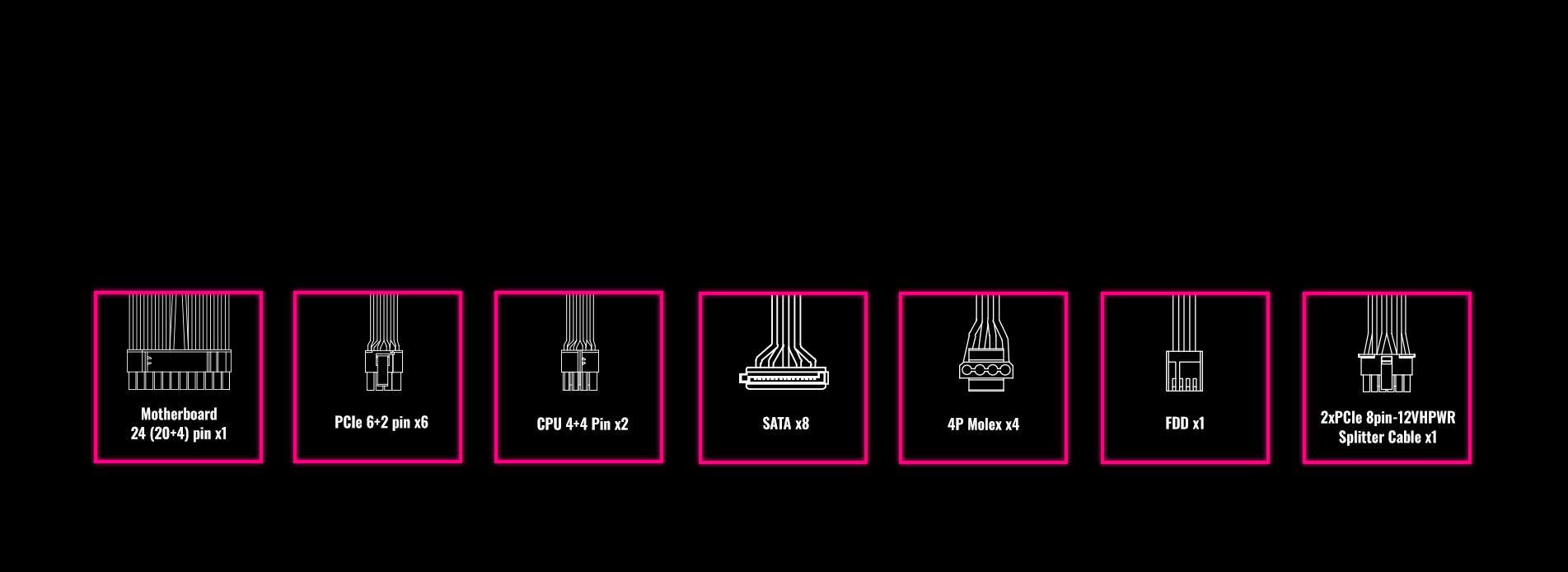 Revolution D.F. 2 power supply cables